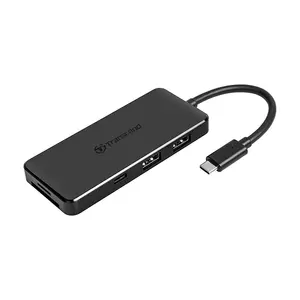 Transcend HUB5C 6-in-1 USB Type-C Hub, USB 3.1 Gen 2 10Gbps Data Transfer, 60W Power Delivery Pass-Through, SD UHS-II and microSD Card Reader