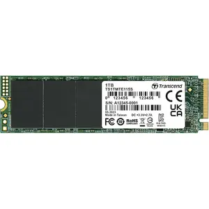 Transcend MTE115S 1TB M.2 2280 PCIe Gen3 x4 NVMe Internal SSD, High-Speed NVMe Solid State Drive for Desktop and Laptop Systems