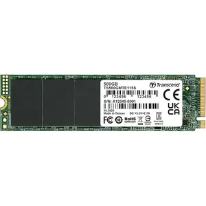Transcend MTE115S 500GB M.2 2280 PCIe Gen3 x4 NVMe Internal SSD, High-Speed NVMe Solid State Drive for Desktop and Laptop Systems