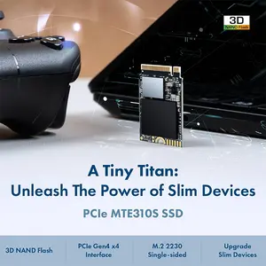 Transcend MTE310S 1TB M.2 2230 PCIe Gen4 x4 NVMe Internal SSD, Compact High-Speed NVMe Solid State Drive for Mini PCs and Laptop Systems
