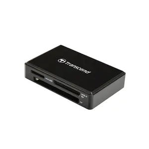 Transcend RDF9 USB 3.1 Gen 1 Multi-Card Reader, SD microSD CompactFlash Memory Card Support, 5Gbps High-Speed Transfer, Professional Photography Card Reader