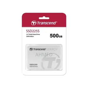 Transcend SSD225S 500GB 2.5-Inch SATA III Internal Solid State Drive, 560MB/s High-Speed SSD Storage Drive for Desktop and Laptop Systems