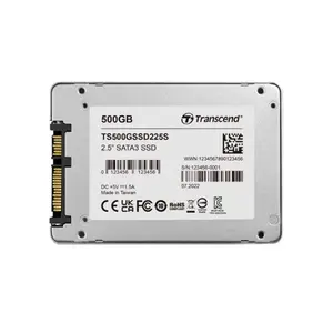 Transcend SSD225S 500GB 2.5-Inch SATA III Internal Solid State Drive, 560MB/s High-Speed SSD Storage Drive for Desktop and Laptop Systems
