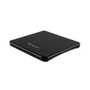 Transcend TS8XDVDS-K Extra Slim Portable DVD Writer, USB Powered External DVD±RW Drive, 8X DVD Write Speed, Ultra-Slim 13.9mm Optical Drive with CyberLink Software
