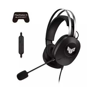 ASUS TUF Gaming H1 Gen II A302 Wired Gaming Headset, 40mm ASUS Essence Drivers, Virtual 7.1 Surround Sound, TeamSpeak Certified Microphone, 297g Lightweight Design