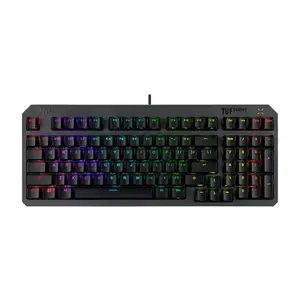 ASUS TUF Gaming K3 Gen II RA07 RGB Optical-Mechanical Gaming Keyboard, 97-Key Compact Layout, IP57 Waterproof Design, N-Key Rollover, Aura Sync RGB