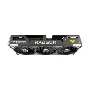 ASUS TUF GAMING Radeon RX 9060 XT OC Edition 16GB GDDR6 Graphics Card, 3340MHz Boost Clock, RDNA 4 Architecture, Triple Axial-Tech Fan Cooling, PCIe 5.0 Interface, Military-Grade Components, Factory Overclocked Gaming GPU