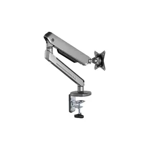 Twisted Minds Premium Single Monitor RGB Arm Grey Edition, Adjustable Display Mount Stand, RGB Lighting Design, Ergonomic Monitor Positioning Solution