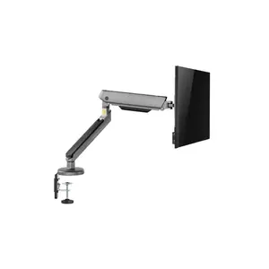 Twisted Minds Premium Single Monitor RGB Arm Grey Edition, Adjustable Display Mount Stand, RGB Lighting Design, Ergonomic Monitor Positioning Solution
