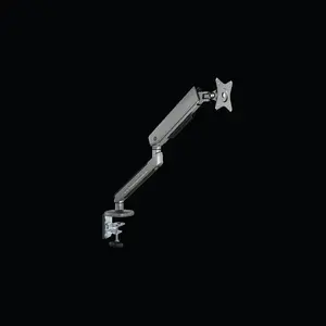 Twisted Minds Premium Single Monitor RGB Arm Grey Edition, Adjustable Display Mount Stand, RGB Lighting Design, Ergonomic Monitor Positioning Solution
