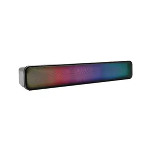 Twisted Minds TM-Q6 Wireless Gaming Soundbar Black Edition, Bluetooth Wireless Connectivity, RGB Audio Lighting Effects, Immersive Gaming and Entertainment Speaker System