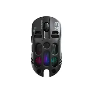 Twolf X3 Tri-Mode Lightweight Gaming Mouse, Wireless and Wired Connectivity, High-Precision Optical Sensor, Lightweight Ergonomic Design, Competitive Gaming Performance Mouse