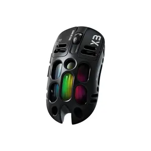 Twolf X3 Tri-Mode Lightweight Gaming Mouse, Wireless and Wired Connectivity, High-Precision Optical Sensor, Lightweight Ergonomic Design, Competitive Gaming Performance Mouse