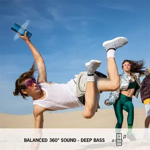 Logitech Ultimate Ears BOOM 3 Wireless Bluetooth Speaker Black Edition, Waterproof Portable Audio System, 360-Degree Sound Performance, Rugged Outdoor Wireless Speaker