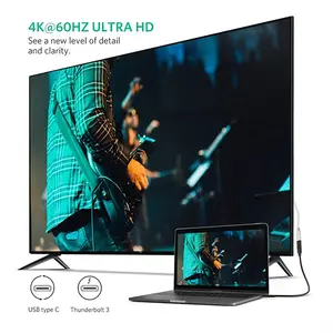UGREEN 10387 USB-C 3.1 Gen2 Extension Cable 1m, 10Gbps Ultra-Fast Data Transfer, 5A High Current Charging Support, USB-C Male to Female Connector, High-Performance USB Type-C Extension Cable Black