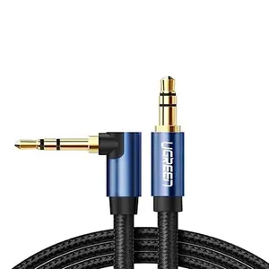UGREEN 10688 3.5mm Male to Male Audio Cable 3m, Gold-Plated Connectors, Braided Jacket Design, Metal Housing Construction, High-Fidelity Stereo AUX Audio Cable Blue