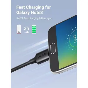 UGREEN 10841 USB 3.0 Type-A to Micro USB 3.0 Cable 1m, 5Gbps High-Speed Data Transfer, USB-A Male to Micro-B Connector, External Hard Drive Data and Charging Cable Black