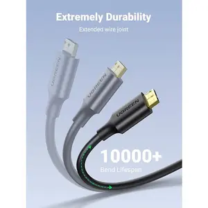 UGREEN 10841 USB 3.0 Type-A to Micro USB 3.0 Cable 1m, 5Gbps High-Speed Data Transfer, USB-A Male to Micro-B Connector, External Hard Drive Data and Charging Cable Black