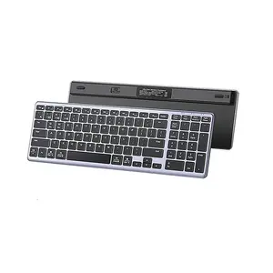 UGREEN 15258 Ultra Slim Wireless Keyboard, 2.4GHz Wireless Connectivity, Compact Low-Profile Layout, Quiet Typing Keys, Plug-and-Play USB Receiver Keyboard Black