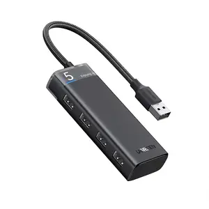 UGREEN 15548 4-Port USB-A Hub 4-in-1 Multi USB Expansion Hub, Multiple USB-A Data Ports, Plug-and-Play Connectivity, Compact Portable USB Adapter for Laptops and PCs
