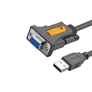 UGREEN 20201 USB 2.0 to DB9 RS-232 Adapter Cable 1.5m, Serial Converter with Female DB9 Port, Legacy Serial Device Communication Cable Black