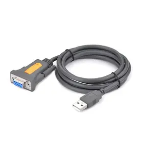 UGREEN 20201 USB 2.0 to DB9 RS-232 Adapter Cable 1.5m, Serial Converter with Female DB9 Port, Legacy Serial Device Communication Cable Black