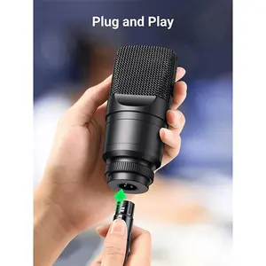UGREEN 20710 XLR Male to Female Microphone Cable 2m, Cannon Audio Extension Cable, Balanced Signal Transmission, Professional Microphone and Audio Equipment Connection Cable Black