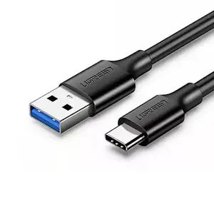 UGREEN 20884 USB-C to USB-A 3.0 Cable 2m, 5Gbps High-Speed Data Transfer, 3A Fast Charging Support, USB Type-C Male to USB-A Male Connector, Charging and Sync Cable Black
