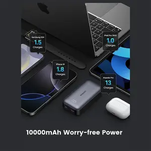 UGREEN 25185 10000mAh 30W PD Fast Charging Power Bank, Portable Power Bank, Dual-Port Charging, 30W Rapid Recharge, MultiProtect Safety System