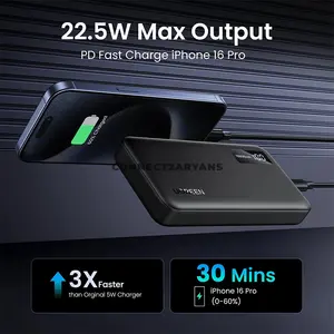 UGREEN 25742 10000mAh 22.5W PD 3.0 Fast Charging Power Bank, USB-C Input & Output, Two-Way Fast Charging, Digital Display, Multi-Protection System & Portable Battery Pack for iPhone, Samsung Galaxy, Google Pixel & iPad