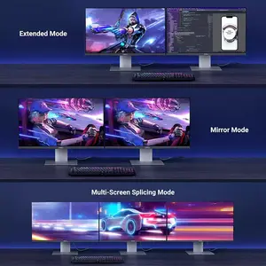UGREEN 25905 DisplayPort 1.4 Cable 2m, 8K@60Hz and 4K@144Hz High Refresh Rate Support, HDR Display Technology, DisplayPort Male to Male Premium Audio Video Cable Black