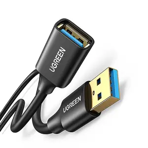 UGREEN 30127 USB 3.0 Extension Cable 3m, 5Gbps High-Speed Data Transfer, USB-A Male to Female Connector, Reliable Signal Transmission, Plug-and-Play USB Extension Cable Black