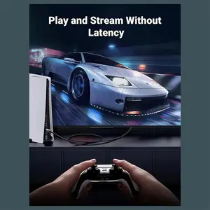 UGREEN 30795 Cat8 Ethernet Cable 10m, 40Gbps Network Speed, 2000MHz Bandwidth, F/FTP Shielded, Braided Black