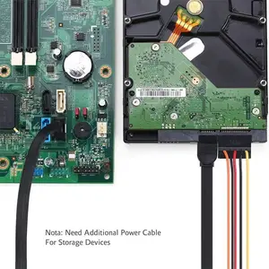 UGREEN 30796 SATA III Data Cable 0.5m, 6Gbps High-Speed Data Transfer, 26AWG Copper Conductors, Straight SATA Connectors, Internal Storage Connection Cable Black