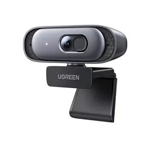 UGREEN 35626 CM778 USB HD Webcam, 2K@30FPS High-Resolution Video Capture, Built-In Microphone, Plug-and-Play USB Connectivity, Video Conferencing and Streaming Camera Silver