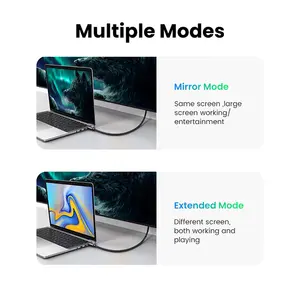 UGREEN 40104 HDMI 2.0 Cable 10m, 4K@60Hz Ultra HD Resolution Support, 18Gbps High-Speed Bandwidth, Braided Jacket Design, HDMI Male to Male Connector, Premium Audio Video Cable Black