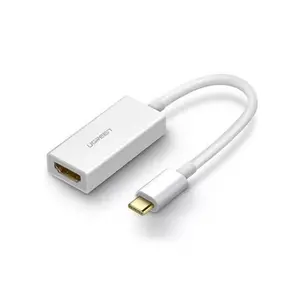 UGREEN 40273 USB-C to HDMI Female Adapter, 4K@60Hz Ultra HD Resolution Support, USB Type-C Display Adapter, High-Resolution Video Output Converter for Monitor, TV and Projector Connectivity