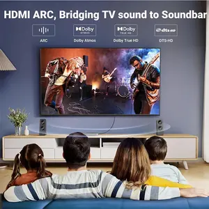 UGREEN 40416 HDMI 2.0 Cable 15m, 4K@30Hz Ultra HD Resolution Support, High-Speed Audio Video Transmission, HDMI Male to Male Connector, Long-Distance Display Cable Black