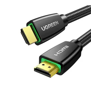 UGREEN 40416 HDMI 2.0 Cable 15m, 4K@30Hz Ultra HD Resolution Support, High-Speed Audio Video Transmission, HDMI Male to Male Connector, Long-Distance Display Cable Black
