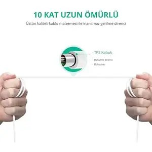 UGREEN 40417 USB-C to USB 2.0 Printer Cable 1.5m, Reliable Data Transfer, Plug-and-Play Connectivity, USB Type-C to Printer Scanner Device Cable White