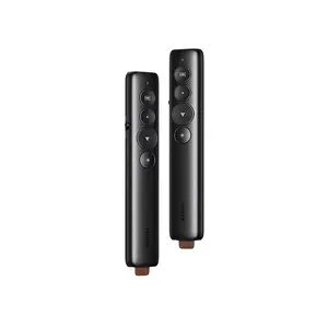 UGREEN 50654 LP479 Wireless Presenter, 2.4GHz Wireless Connectivity, USB Receiver Included, Integrated Laser Pointer, Presentation Control Remote, Plug-and-Play Presenter Device Black