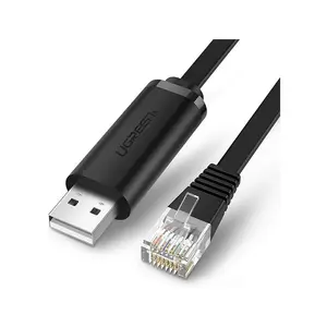UGREEN 50773 USB to RJ45 Console Cable 1.5m, FTDI Chipset Integration, Network Console Adapter, Plug-and-Play Configuration Cable for Routers, Switches and Network Equipment