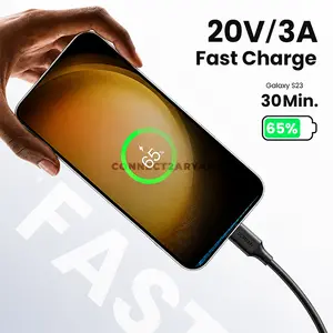 UGREEN 50997 60W USB-C to USB-C PD 3.0 Fast Charging & Data Cable 1M Black, 3A Power Delivery, 480Mbps Data Transfer, Gold-Plated Connectors, Shielded Copper Conductors for iPhone 15, MacBook Pro, iPad Pro, Samsung Galaxy, Google Pixel, PS5 & Nintend