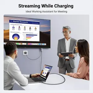UGREEN 55330 USB-C to HDMI Cable 2m, 4K@60Hz Ultra HD Resolution Support, USB Type-C Male to HDMI Male Connector, High-Definition Audio Video Display Cable Black