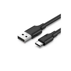 UGREEN 60116 US287 USB 2.0 USB-A to USB-C Fast Charging & Data Sync Cable 1M Black, 18W QC 3.0/2.0, 3A Charging, 480Mbps Data Transfer, 56K Pull-Up Resistor, Tinned Copper Conductors, Aluminum Foil Shielding & Durable PVC Jacket