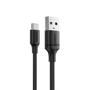 UGREEN 60118 USB-A to USB-C Charging & Data Sync Cable 2M Black, Fast Charging, USB 2.0 Data Transfer, Universal USB-C Compatibility, Reinforced Connectors & Durable Construction for Smartphones, Tablets, Laptops, Power Banks & USB-C Devices