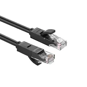 UGREEN 60545 Cat6 Ethernet Cable 1.5m, 1Gbps High-Speed Network Performance, U/UTP 8-Core Construction, RJ45 Connectors, Stable Gigabit LAN Internet Cable for Home and Office Networking Black