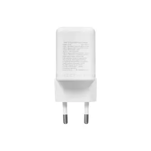 UGREEN 65015 X516 30W GaN USB-C & USB-A Fast Wall Charger White, 30W USB-C PD 3.0, 22.5W USB-A, QC 4.0, FCP & AFC Fast Charging, Dual-Port Charging, Intelligent Power Management & Compact Polycarbonate Design