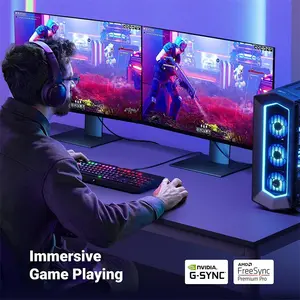 UGREEN 80393 DisplayPort 1.4 Cable 3m, 8K@60Hz and 4K@144Hz High Refresh Rate Support, 32.4Gbps Bandwidth, Braided Jacket Design, DisplayPort Male to Male Premium Audio Video Cable Black