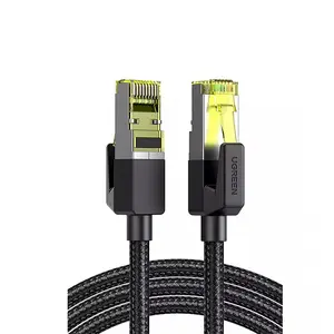 UGREEN 80425 Cat7 Ethernet Cable 5m, 10Gbps High-Speed Network Performance, 600MHz Bandwidth, Shielded RJ45 Connectors, Gold-Plated Contacts, Gigabit LAN Internet Cable Black